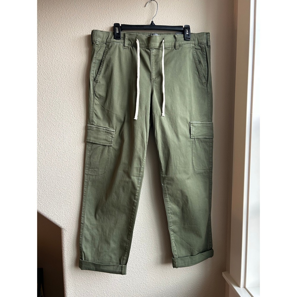 NWT Torrid Weekend Straight Cargo Pant Pockets Olive Green Size 0 12 L